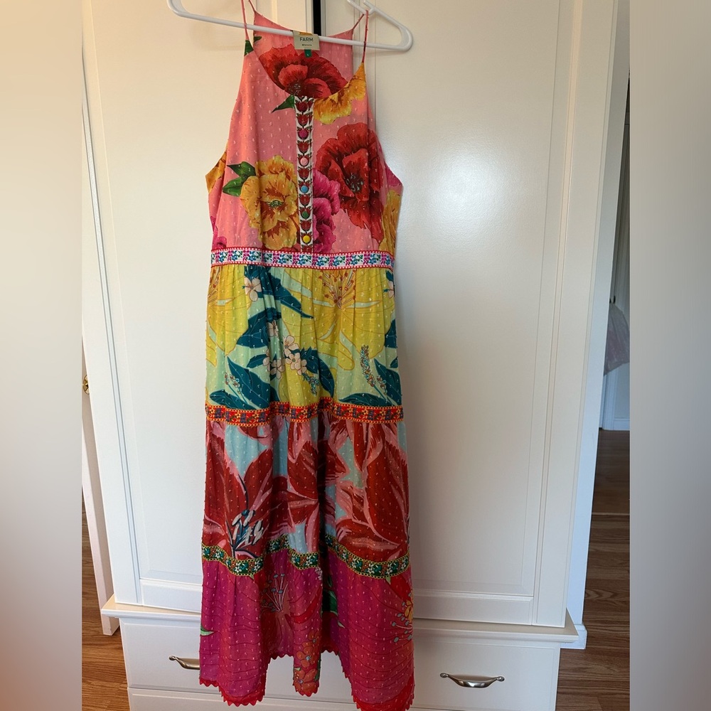 FARM Rio Pink Maxi Dress